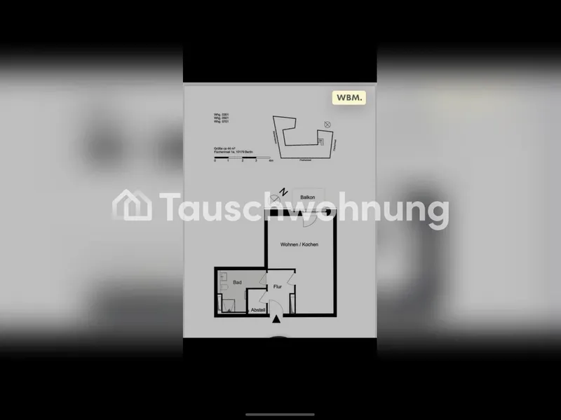 Tauschwohnung: Tausche 1 Zimmer gegen 1-2 Zi. in Neukölln — photo 1